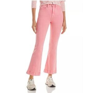 Veronica Beard Carson High Rise Ankle Flare Jean Peony Wash Size 31